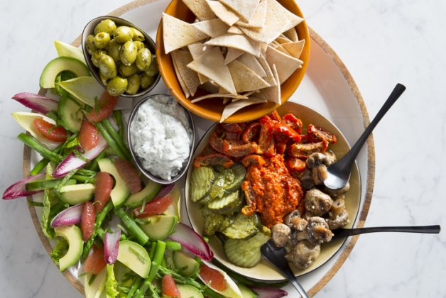 Veggie tapas sharing